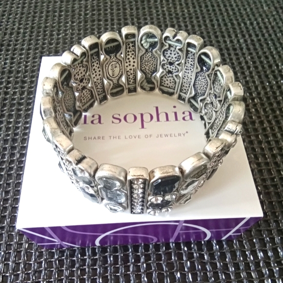 Lia Sophia Kiam Crystal Bling Bracelet - Picture 2 of 4